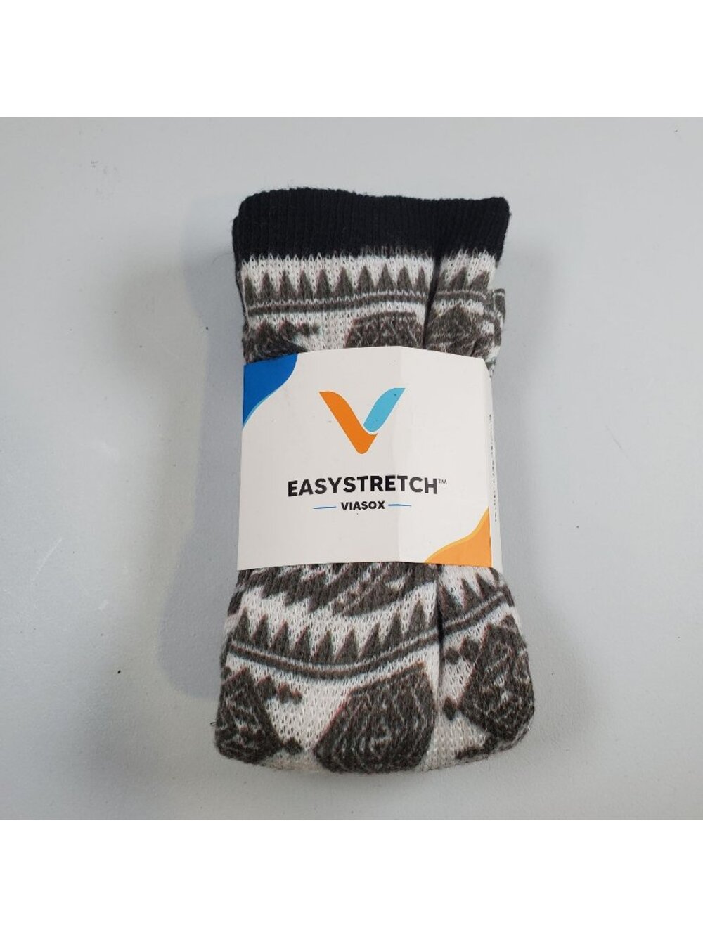 Viasox Easy Stretch Compression Socks Women Size S - M NWT Mystery Bamboo Blend
